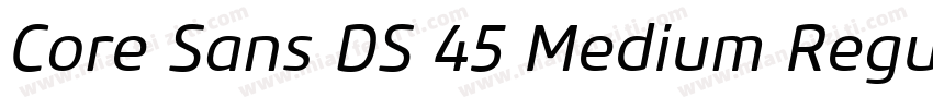 Core Sans DS 45 Medium RegularV字体转换
